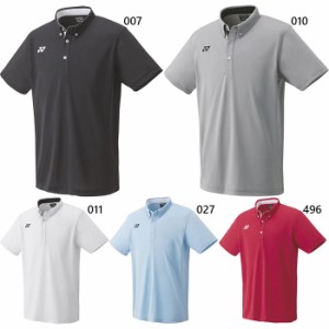ヨネックス メンズ レディース ユニゲームシャツ フィットスタイル テニス バドミントンウェア トップス 半袖 ポロシャツ UVカット 吸汗