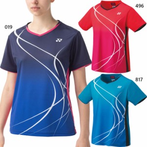 ヨネックス レディース ゲームシャツ テニス バドミントンウェア トップス 半袖 吸汗速乾 UVカット 送料無料 YONEX 20671