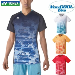 ヨネックス メンズ ゲームシャツ フィットスタイル テニス バドミントンウェア トップス 半袖 送料無料 YONEX 10505