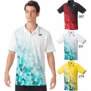 ヨネックス メンズ レディース ユニゲームシャツ テニス バドミントンウェア トップス 半袖ポロシャツ 送料無料 YONEX 10601