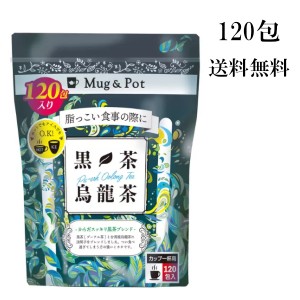 黒茶烏龍茶　120包入り　烏龍茶ブレンド　ウーロン茶　水だし　スッキリ　ティーバッグ　国産　コストコ　送料無料