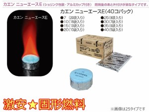 固形燃料 固体燃料 ニイタカ カエンニューエースE15 40個X13P