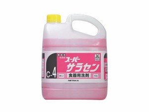 業務用洗剤 食器用洗剤 ニイタカ スーパーサラセン 4KX4本 中性洗剤