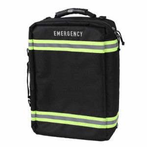 ポイント10倍 送料無料 H21-0381BK H21-0381DGN EMERGENCY BAG メディカルバッグ 防災バッグ  エマージェンシー バッグ 救急 消防 軍事 