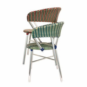 F19-0001 ALUMINUM ROUNDISH CHAIR GREEN BLUE RED GREEN BLUE YELLOW アルミニウム ラウンディッシュ チェアーチェアー ホームパーティ