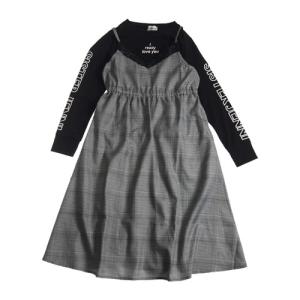 Sister Jenni シスタージェニィ 130 160cmチェックワンピース 長袖ｔシャツセット グレー メール便ok春 シスタージェニーの通販はau Wowma ワウマ 子供服 ｏｗｌ 商品ロットナンバー