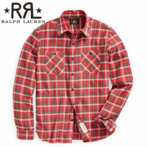 RRL ダブルアールエル シャツ メンズ チェック ツイル ワークシャツ 新作 ヴィンテージ