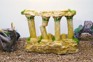 水槽 アクアリウム インテリア 水槽装飾 オブジェ オーナメント 熱帯魚 置物 神殿 07
