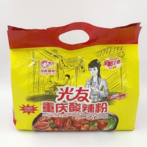 中国春雨スープ　光友　正宗酸辣味方便粉絲　辛口　4食入　四川料理　90g×4　ハルサメスープ　即席春雨　