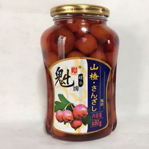 魁牌 山査罐頭 缶詰さんざし　フルーツ缶 680g 中華食材 中国食品　冷凍商品と同梱不可
