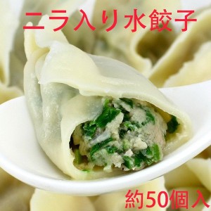 【5袋セット】山東韮菜水餃子　ニラ入り水餃子　1KG×5　もちもち厚皮　中華冷凍餃子　瓶の商品と同梱不可　送料無料（北海道、沖縄を除