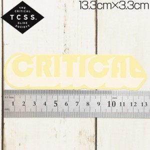 [クリックポスト対応] TCSS ティーシーエスエス STICKER ステッカー The Critical Slide Society STICKV17