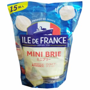 冷蔵品（ILE DE FRANCE ミニブリー チーズ 15個入り）1個25g イル ド フランス ワインのお供に おつまみ コストコ 594258