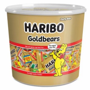 （ハリボー ミニゴールドベアー グミ 1000g）個別包装 バケツ ドラム パーティー おやつ HARIBO コストコ 50580