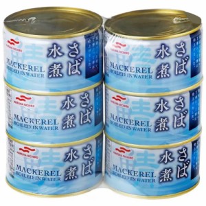 （6缶セット マルハニチロ さば水煮 200g×6缶）6個 さば 国産 缶詰 保存 手軽 おつまみ 調理 コストコ 55128