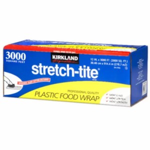 （カークランド ストレッチタイト 914.4m）フード ラップ 食品 保存 箱入り KIRKLAND stretch-tite 3000FEET コストコ 177300