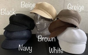 帽子 ペーパー キャスケット サーモ ボリューム キャップ 軽量 形状記憶 メンズ レディース 男女兼用 春 夏 サイズ調整 紫外線対策