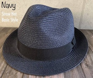 帽子　6色3サイズ展開  ストローハット 中折れ ハット 折り畳み サイズ調整 たためる帽子 シンプル M L XL サイズ 男女兼用 　メンズ　レ