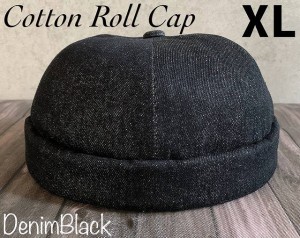 ◇4色展開 帽子 フィッシャーマン ロールキャップ コットン つば無し ニット帽 ロールアップ キャップ M BIG サイズ 調整