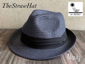 ◇3サイズ展開 帽子 THE STRAW HAT ストロー ハット 中折れ 折り畳み UV99%cut 男女兼用 春 夏 サイズ調整 日よけ M L XL 大きい サイズ