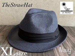 ◇3サイズ展開 帽子 THE STRAW HAT ストロー ハット 中折れ 折り畳み UV99%cut 男女兼用 春 夏 サイズ調整 日よけ M L XL 大きい サイズ