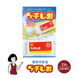 携帯用粒塩　プチしお メール便 送料無料 調味料 ソルト 塩 携帯用 デボラ湖塩 熱中症予防 スポーツ 夏の行事 炎天下 塩分補給 こわけや