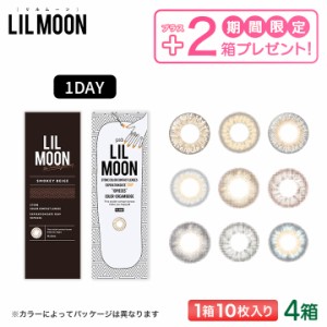 【2箱無料！6箱セット】 リルムーン LILMOON カラコン 10枚入り  4+2箱 (南部桃伽 なんぶももか ハーフ 透明感  ナチュラル ピア 一日使