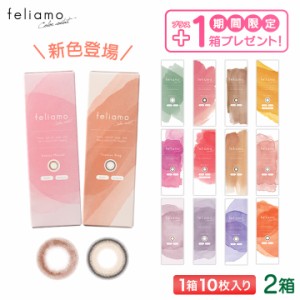 【1箱無料！3箱セット】 feliamo フェリアモ カラコン 10枚入り 2+1箱  (白石麻衣 まいやん UVカット 一日使い捨て ワンデー 1day )