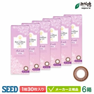 アイコフレワンデーUVM TORIC Rich make 6箱 30枚入り( シード カラコン サークルレンズ seed eye coffret 1day リッチメイク 乱視 )