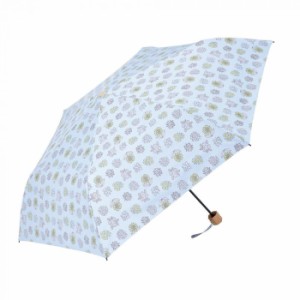 傘 雨傘 日傘 北欧柄 おしゃれ kippis 全天候 55cm 折りたたみ傘 ラハヤ ライトブルー S355-0810LB1-BB