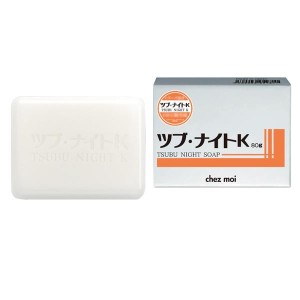 ツブ・ナイトK ソープ(化粧石鹸) 80g ポツポツケア 角質粒 せっけん 石けん すべすべ スキンケア