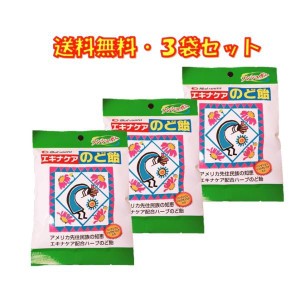 エキナケア のど飴 ノンシュガー 15粒入り ×3袋セット 松浦薬業 送料無料