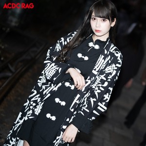 トマレ! キモノ エヴァンゲリオン EVA 漢字 浴衣 着物 羽織 原宿 原宿系 病みかわいい 病み可愛い ファッション パンク ロック レディー
