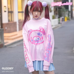 パステルグル〜ミ〜 L/S Tシャツ 長袖 原宿 原宿系 病みかわいい 病みかわ ゆめかわいい ファンシー キュート デコラ ファッション グロ