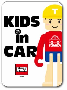 【メール便利用！送料無料】ゼネラル セーフィティサインKIDS IN CAR Tくんトミカロゴステッカー キッズインカーLCS-648