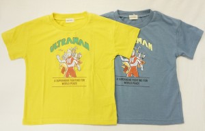 【メール便利用！送料無料】BANDAI FUNOFANO ウルトラマン半袖Tシャツ  カレッジ風柄ULTRAMAN SR8812天竺