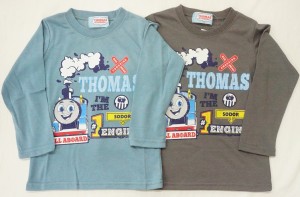 【メール便利用！送料無料】ニシオ 機関車トーマス長袖TシャツTHOMAS343TM4011天竺素材(90cm-120cm)