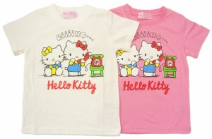 【メール便利用！送料無料】ニシオ サンリオ ハローキティ子供用半袖Tシャツ442KT0011