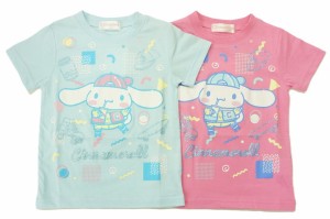 【メール便利用！送料無料】ニシオ サンリオ シナモロール子供用半袖Tシャツ(ラメプリント)442CN0011