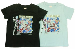 【メール便利用！送料無料】ナカタBANDAI ウルトラヒーローズ 半袖Tシャツ(ウルトラマンブレーザー・デッカー・ギンガなど)TR8851綿100%