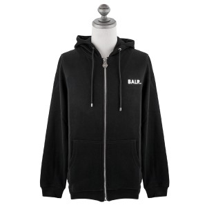 ジップアップフーディー BALR ボーラー 2023年-2024年秋冬新作 B1267.1001 Q-Series Straight Zip Thru Hoodie メンズ 男性 長袖 パーカ