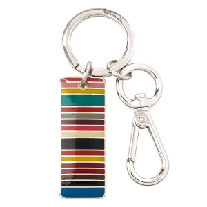 Paul Smith ポールスミス キーリング 2023年-2024年秋冬新作 M1A KEYR MSTAG KEYRING STRIPE TAG メンズ 男性 レディース 女性 ユニセッ