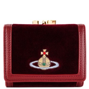 VIVIENNE WESTWOOD ヴィヴィアンウエストウッド 三つ折り財布 51010018 W00BX レディース I406PF BURGUNDY バーガンディー