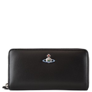 Vivienne Westwood ヴィヴィアンウエストウッド 2023年秋冬新作 長財布 51050023 L001L NAPPA CLASSIC ZIP ROUND WALLET レディース N403