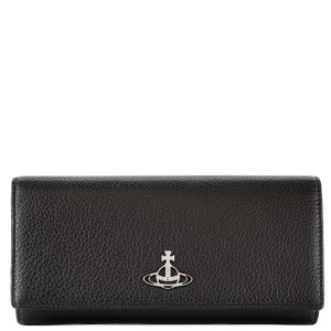 Vivienne Westwood ヴィヴィアンウエストウッド 2023年秋冬新作 長財布 51120005 L001J SAFFIANO LONG CARD HOLDER レディース N401LA BL