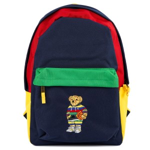 Polo Ralph Lauren ポロラルフローレン バックパック 9AR027 RLAN POLO BEAR BACKPACK レディース メンズ ジュニア E69 (MULTI) NEWPORT 