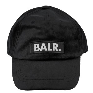 BALR ボーラー ベースボールキャップ B6110.1017 JORDAN VELVET CAP メンズ 男性 帽子 ベルベット Jet Black 102 ブラック