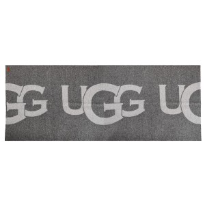 UGG アグ マフラー 18769 LOGO SCARF レディース 女性 ウール 大判 ストール LIGHT GREY M ライトグレー