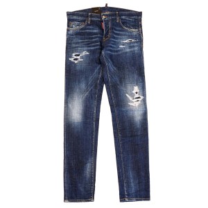 DSQUARED2 ディースクエアード ジーンズ S74LB1332 S30342 SLIM JEAN メンズ デニム 470 BLUE ブルー