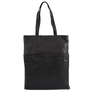 IL BISONTE イルビゾンテ トートバッグ BTO137 PO0001 TOTE BAG MEDIUM レディース メンズ 男女兼用 A4収納 BK131 NERO ブラック